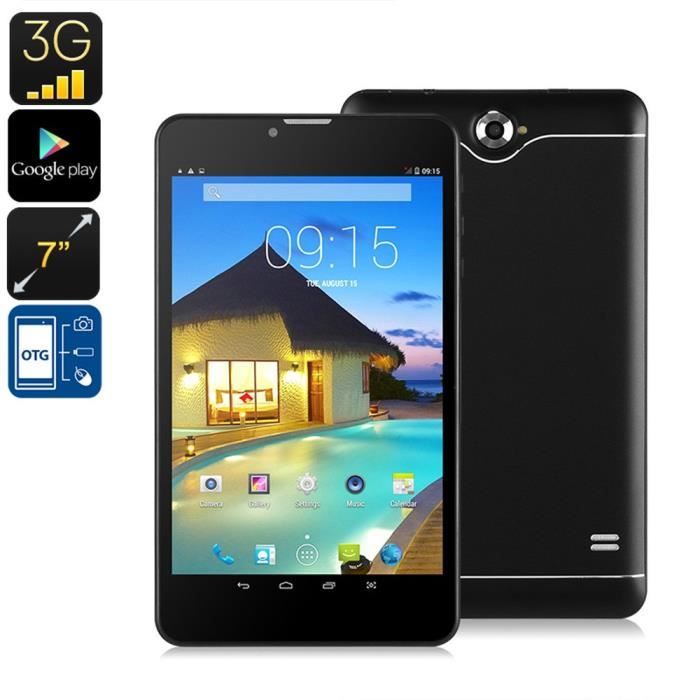 Tablette Android 3G - Dual-IMEI, 7 pouces, écran1