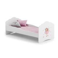 LIT COMPLET Lit enfant "fille avec des ailes" 160x80cm+sommier LIT COMPLET Lit enfant "fille avec des ailes" 160x80cm+sommier