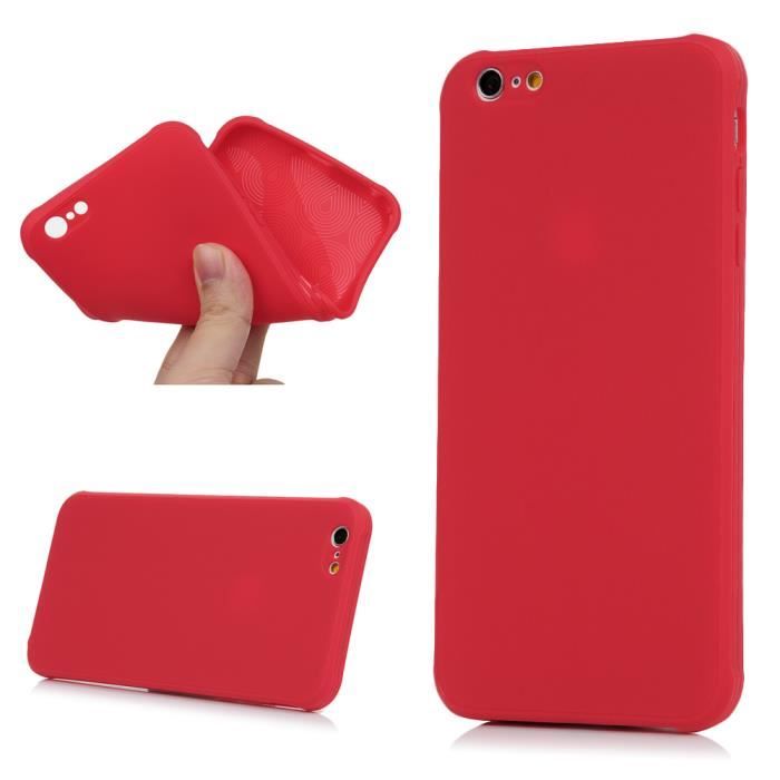 coque iphone 6 souple rouge