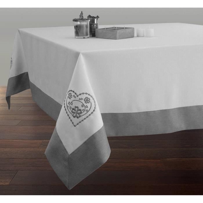Nappe rectangulaire brodee - Achat / Vente Nappe ...