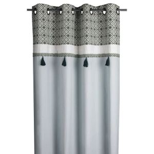 DEKOANDCO Rideau Botanique - 135x250 cm - Imprimé vert DEKOANDCO Rideau Botanique - 135x250 cm - Imprimé vert