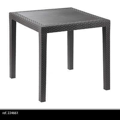 Ensemble Table Et Chaise De Jardin Resine Tressee Catalogue