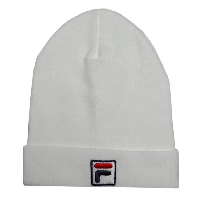 CHAPEAU , BOB Bonnet Fila Logo en blanc.