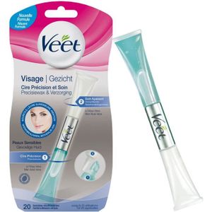 VEET Cire Visage Précision et Soin Peaux Sensibles