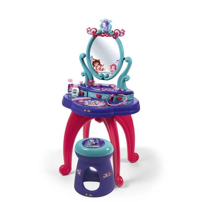 ENCHANTIMALS Smoby Coiffeuse 2 en 1 + Accessoires