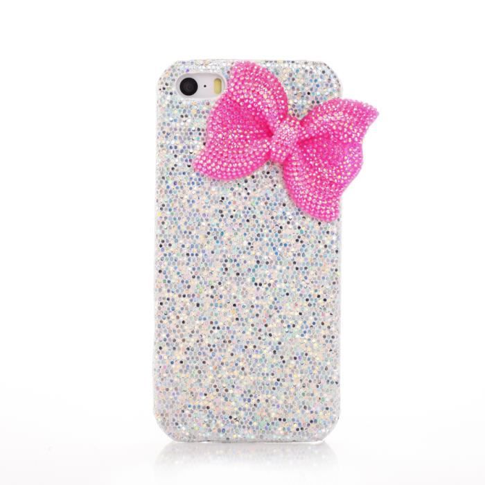 Coque IPhone 6 Plus Paillettes Avec Côtés Or Rose - Protection Et Style Tendance