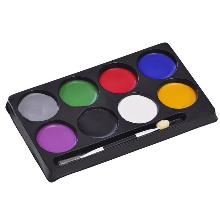 Eozy Palette Peinture 8 Couleurs Maquillage Visage écologique