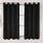 Lot de 2 Rideaux Occultants Chambre 117x137CM Noir