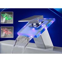 ROBINETTERIE DE CUISINE Robinet cascade led 001 ROBINETTERIE DE CUISINE Robinet cascade led 001