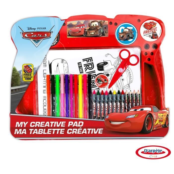 CARS - Tablette d'activité - Coloriage - Découpage