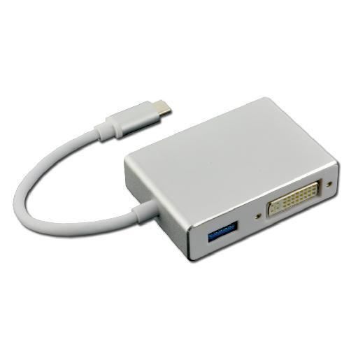 MCL Adaptateur vidéo externe Samar USB3C-DVIHRU