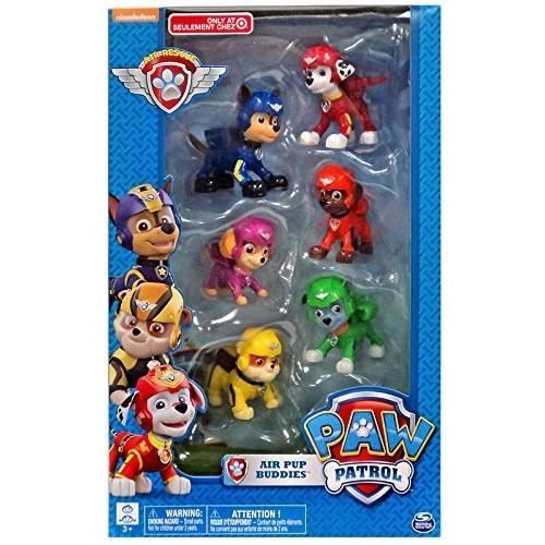 PACK 6 FIGURINES AIR PATROL Paw Patrol