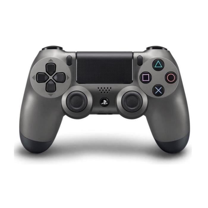 MANETTE CONSOLE Manette de Jeu DualShock 4 Steel Black PS4