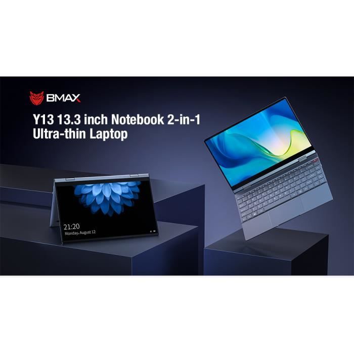 PC Portable-BMAX Y13 Notebook Ordinateur Portable-13,3"FHD-RAM1