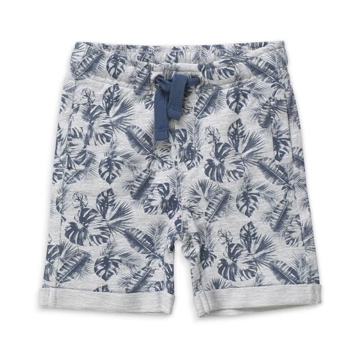 Z Bermuda Gris Clair Chiné Enfant Garçon
