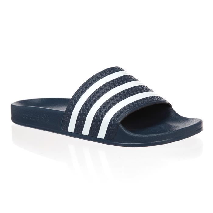 ADIDAS Mules Adilette - Homme - Bleu marine