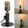 Lampe de chevet noir