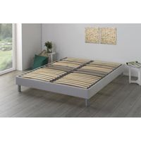 SOMMIER MORPHO Sommier 140x190 cm - 2 places - Gris SOMMIER MORPHO Sommier 140x190 cm - 2 places - Gris