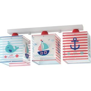 Lampe plafonnier enfant Petit Marin - Bleu