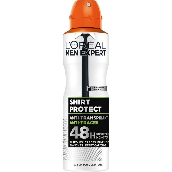 L'ORÉAL MEN EXPERT Shirt Protect Déodorant Spray Anti-traces - 200 ml