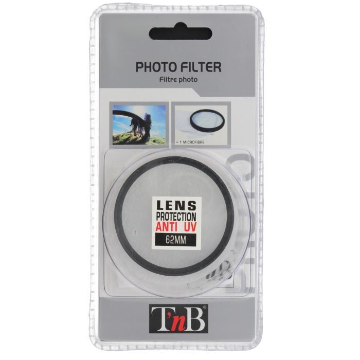 T'nB Filtre UV 62mm DCFUV62 - Pour appareil photo numérique Reflex