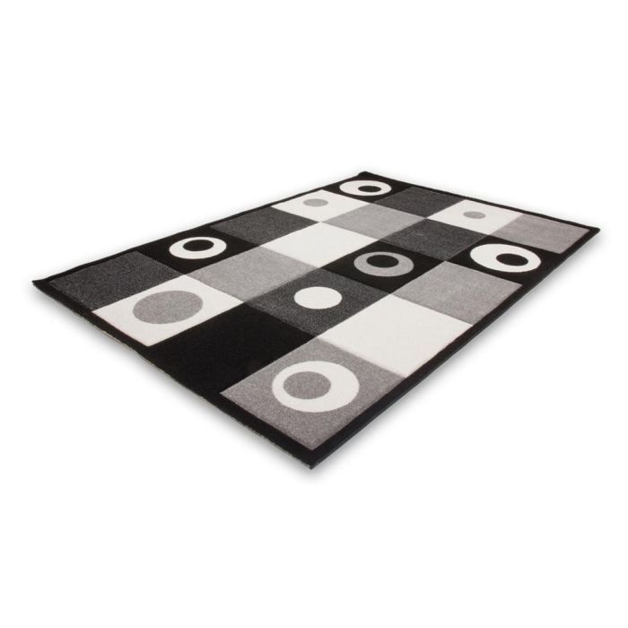 Tapis 160 x 230 Gris   Tapis moderne en 100% polypropylène   Forme