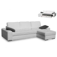 CANAPÉ - SOFA - DIVAN Canapé réversible et convertible simili BALZAC - B CANAPÉ - SOFA - DIVAN Canapé réversible et convertible simili BALZAC - B