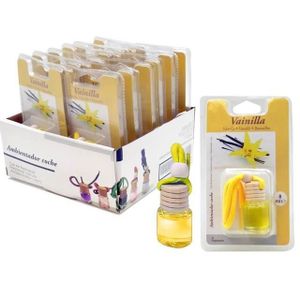 Desodorisant Voiture Flacon Parfum Ambiance Senteur Vanille 8ml