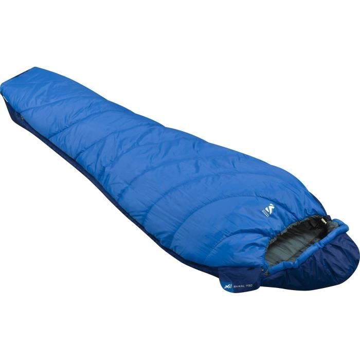 MILLET Sac de couchage 1 place Baikal 750 - Mixte - Bleu