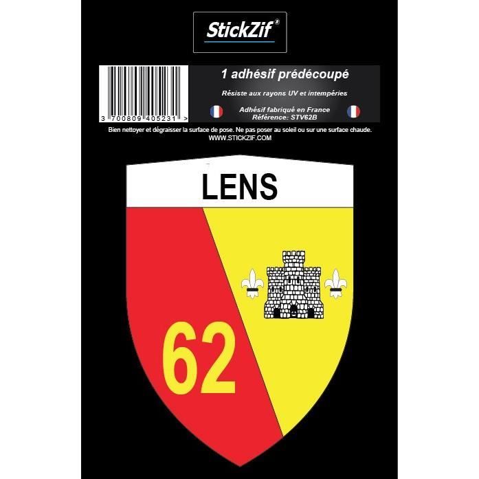 STICKZIF 1 Adhésif Blason Lens STV62B