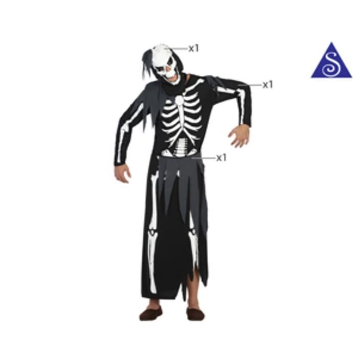 ATOSA Déguisement squelette Homme