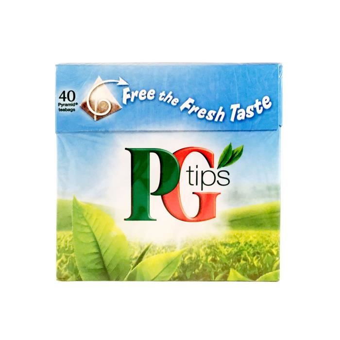 PG TIPS Thé noir - 40 sachets - 125 g