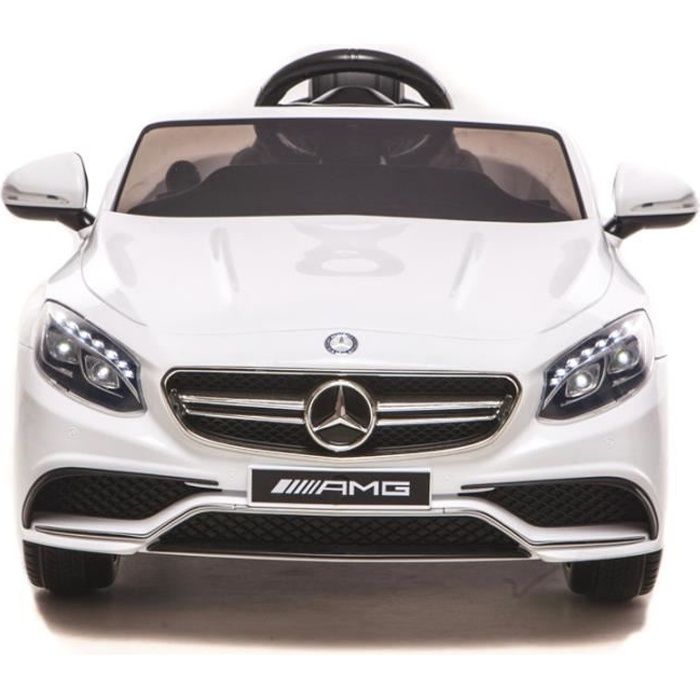 Blanc Licence Originale Deux Jouet Mercedes Enfant Électrique Amg Voiture Pour Moteurs S63 T1FKJcl