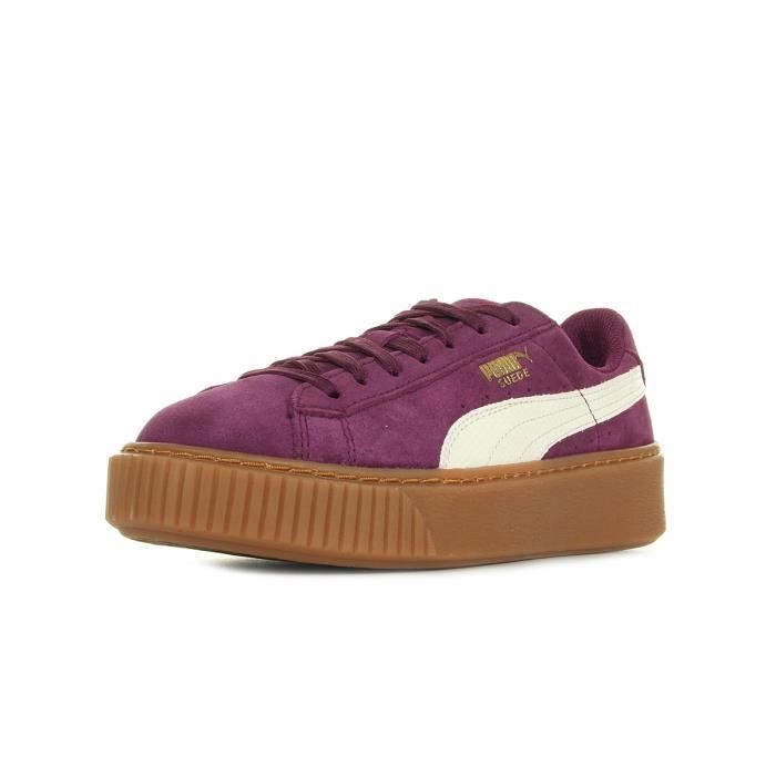 puma suede platform marron puma suede platform marron
