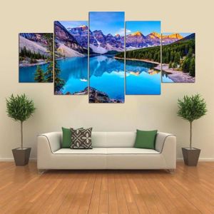 Tableau Toile Paysage Montagne Achat Vente Pas Cher