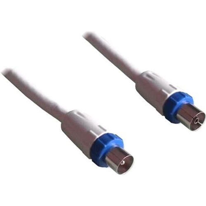 LINEAIRE TVLD Câble antenne mâle / femelle (câble 17 VATC) 2m00