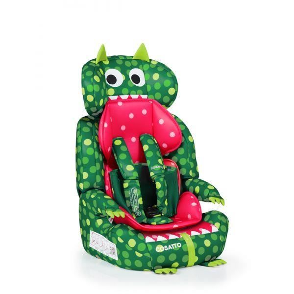 COSATTO Siège Auto Groupe 1-2-3 Dino Mighty CT3895 - Vert