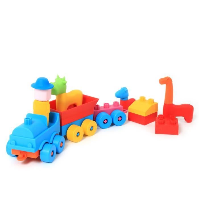 MGM Oliver l'explorateur - Train et personnages - 29 pièces - Grand modèle - Mixte - A partir de 2 ans