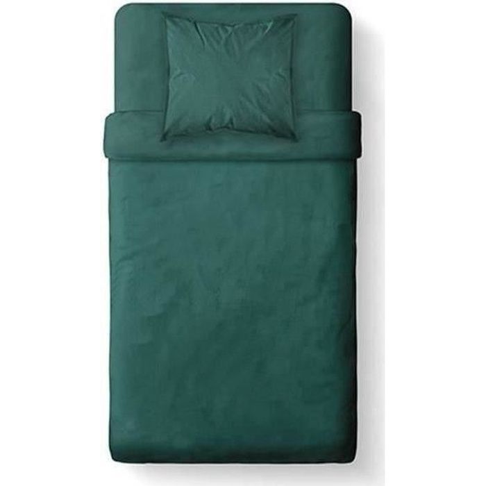 TODAY housse de couette 100% coton - 140x200 cm - Emeraude