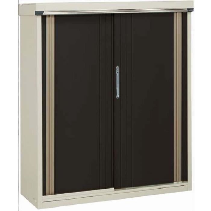 Armoire de jardin en acier galvanisé noir de 1.37m² M177 -Dim : 172 ... Armoire de jardin en acier galvanisé noir de 1.37m² M177 -Dim : 172 ...