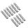10pcs Portable spirale métallique Clips Pins Cheve