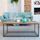 Table basse bois et metal noir