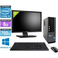 UNITÉ CENTRALE + ÉCRAN Pc de bureau Dell 7010 -Core i5 - 8G- 750G- Win. 1 UNITÉ CENTRALE + ÉCRAN Pc de bureau Dell 7010 -Core i5 - 8G- 750G- Win. 1