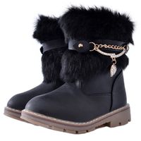 BOTTE Hiver Bottes Filles Peluche Casual Enfants Bottine BOTTE Hiver Bottes Filles Peluche Casual Enfants Bottine