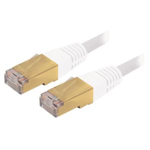 OMENEX Câble RJ45 catégorie 6 SFTP droit 15m blanc