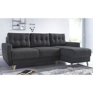 Canape Scandinave Gris Anthracite Achat Vente Pas Cher