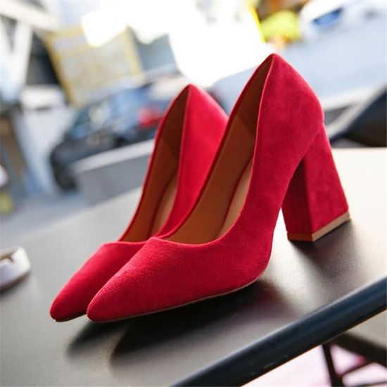 Escarpin Femme Marque De Luxe Nouvelle arrivee Chaussures Confortable Chaussures Rouge Rouge - Achat / Vente escarpin Escarpin Femme Marque De Luxe Nouvelle arrivee Chaussures - Confortable Chaussures Rouge Rouge - Chaussures Achat / Vente escarpin b65c55