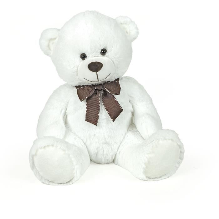 ours blanc en peluche