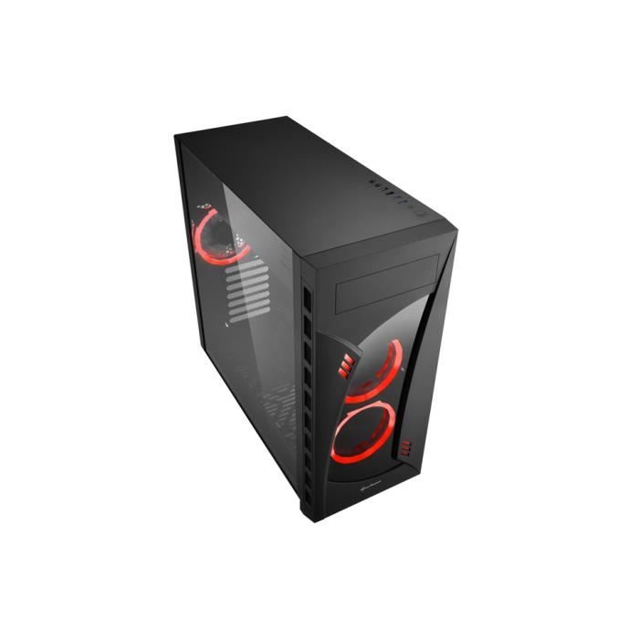 Sharkoon NIGHT SHARK, Midi ATX Tower, PC, ATX,CEB,EATX,Micro-ATX,Mini-ITX,1