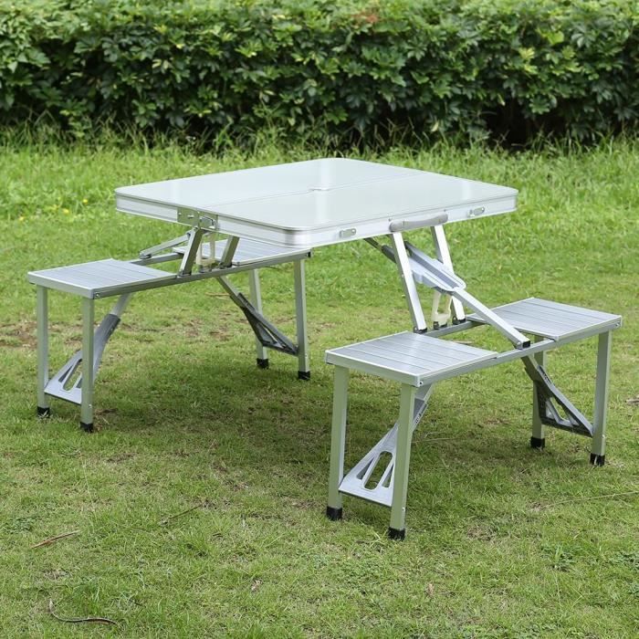 Siamois table pliante et une chaise - Table de1